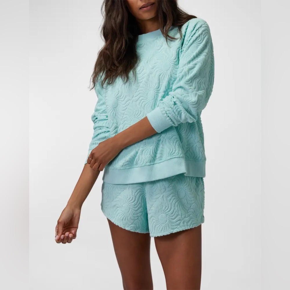 NWT Spiritual Gangster- Jacquard Towelling Old School Pullover